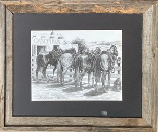 Jack Wells Cantina Drawing Numbered 201/750