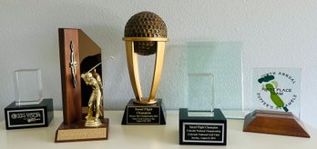 Variety Of Misc. Golfing Trophies
