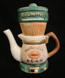 Vintage Coffee Maker Ceramic Jar