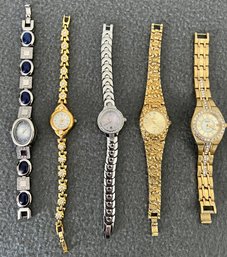 An Assortment Of Ladies Watches Incl. Elgin, Relic And Quartz