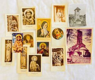 Lot Of 14 Religious Prints And Photographs