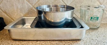 Assortment Of Baking Pans And Kitchenware