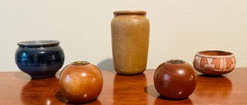 Collection Of Clay And Stone Pots