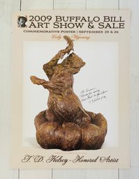 2009 Buffalo Bills Art Show & Sale Poster Signed