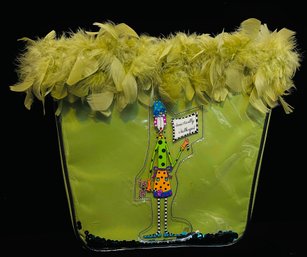 Dolly Mama Green Tote Purse By Joey