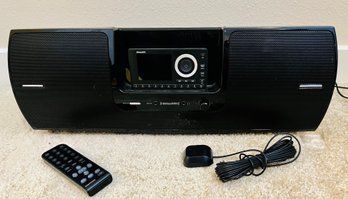 Sirius XM SUBX2 Portable Boombox, Dock, And Radio