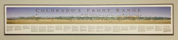 Colorados Front Range Poster Framed