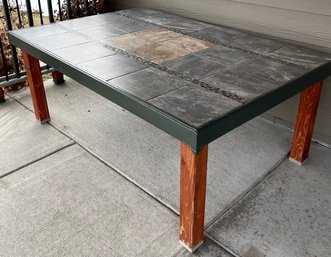 Large Tile Outdoor Table