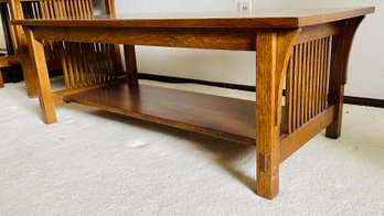 Vintage Stickley Mission Rectangular Coffee Table