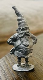 Small Pewter Gnome Figurine