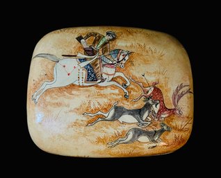 Hand Painted Laquer Japanese Trinket Box