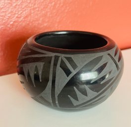 Petra Gutierrez Santa Clara Pottery Bowl Signed