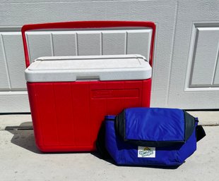 Coleman And Sunny Delight Travel Cooler Duo