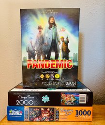 Pandemic Table Game And A Pair Of Puzzles