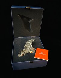 Vintage Signed Swarovski Symbols The Eagle Retired  Boxed  COA