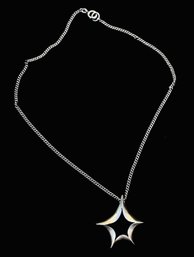 Sterling Silver Chain & Sterling Silver Star Pendant- 25.5 Grams TW