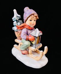 Goebel Hummel Ride Into Christmas Figurine