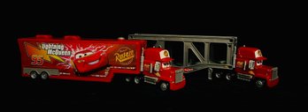 Disney Mack Friction Motor Hauler Truck Plus Disney Pixar Cars MACK TRANSPORTER