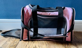 Small Pink Animal Carrier