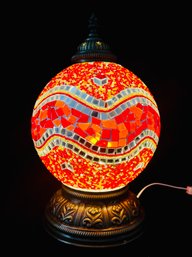 Beautiful Mosaic Table Glass Lamp