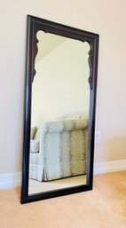 Century Furniture Black Wooden Mirror, One Of Two