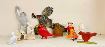 Lot Of Vintage Animal Figurines