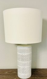 Bungalow Rose White Ceramic Table Lamp