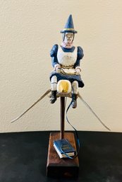 Hand Made Mother Goose Wooden Music Figure