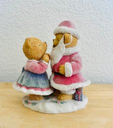 Mr. And Mrs. Clause Teddy Bear Statue