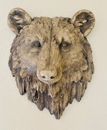 Brown Bear Head Wall Decor