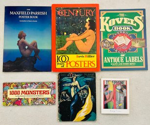 Assorted Books Including Poster Books