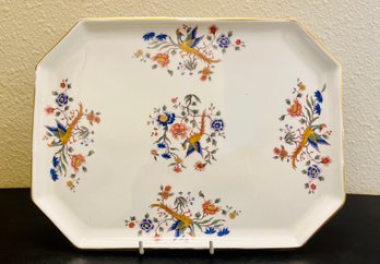 Floral Octagon Serving Tray