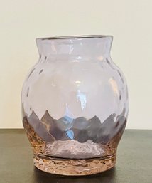 Depression Glass Amethyst Flower Vase