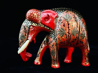 Handicraft Papier Mache Elephant Statue