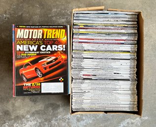 Huge Lot Of Motor Trend Magazines