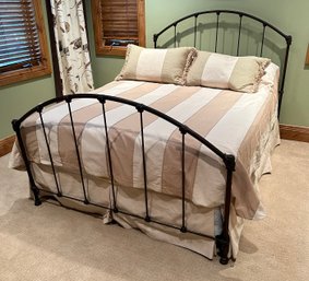 Queen Size Iron Bed Frame With Mattress