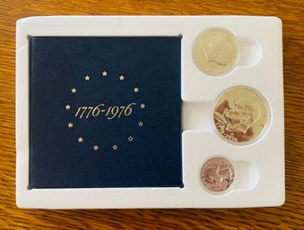 1776-1976 S U.S. Bicentennial 3 Piece 40 Silver Proof Coin Set