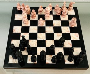 NOVICA Decorative Marble Chess Set