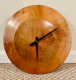 Minimalist Design Cherry Wood Wall Clock
