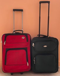 Lot Of 2 Suitcases With Wheels
