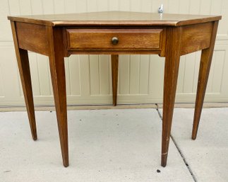 Vintage Corner Console Table