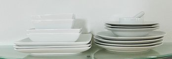 Maison By Over And Back Porcelain Dish Set Incl. Dinner Plates, Salad Plates, And Much More!