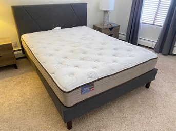 Zinus Queen Sized Bed With Beautyrest Mattress