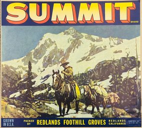 Vintage Summit Redlands CA Ephemera
