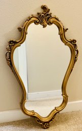 Vintage MCM Gold Syroco Wall Mirror
