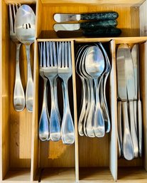 Silverware Set With Cheese Knives