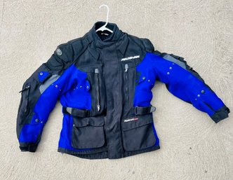 Fieldsheer Black And Blue Motorbike Insulated Jacket