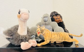 Assortment Of Animal Plush Including Gorillas And More