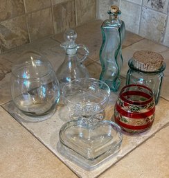 Lot Of Glass Containers
