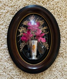 Nature's Creations Dendrobium Orchid And Fern Oval Frame